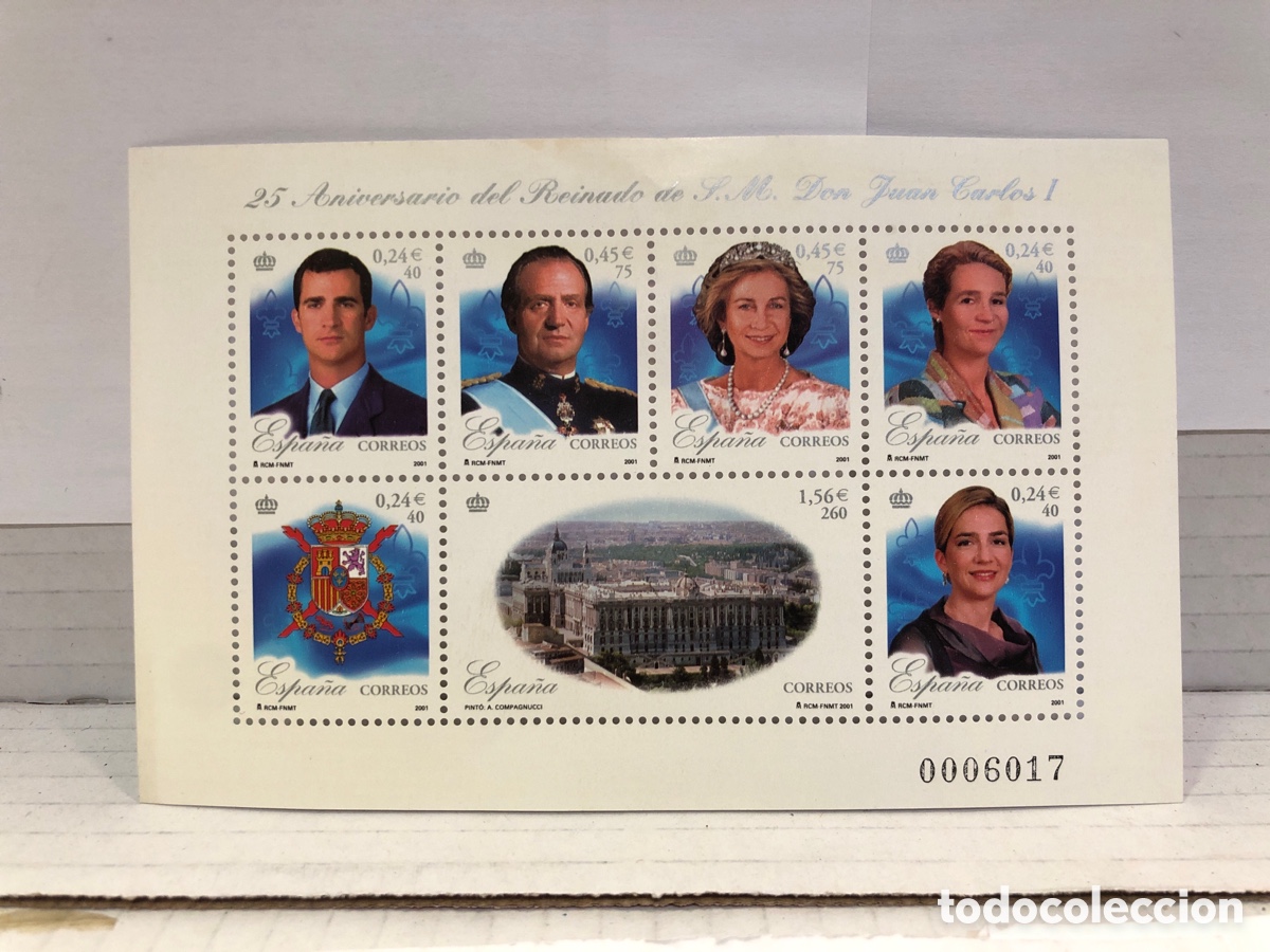Moedas Juan Carlos I: Estampitas 25&ordm; aniversario del Reinado de S.M. Don Juan Carlos I