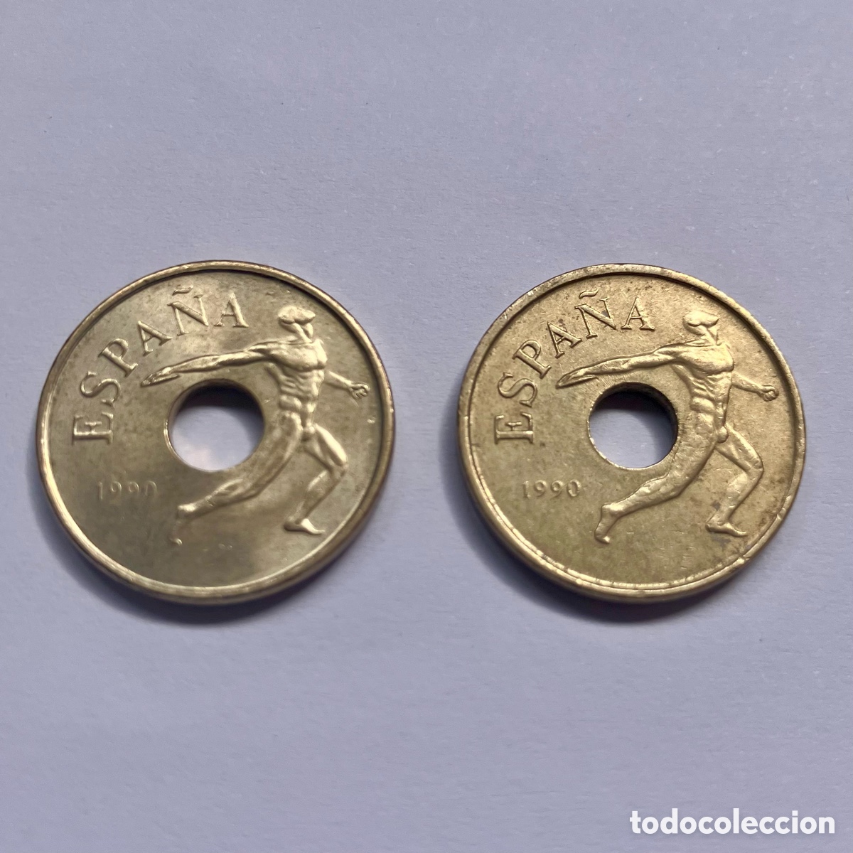 Monedas Juan Carlos I: Monedas 25 pesetas Edici&oacute;n Barcelona 92