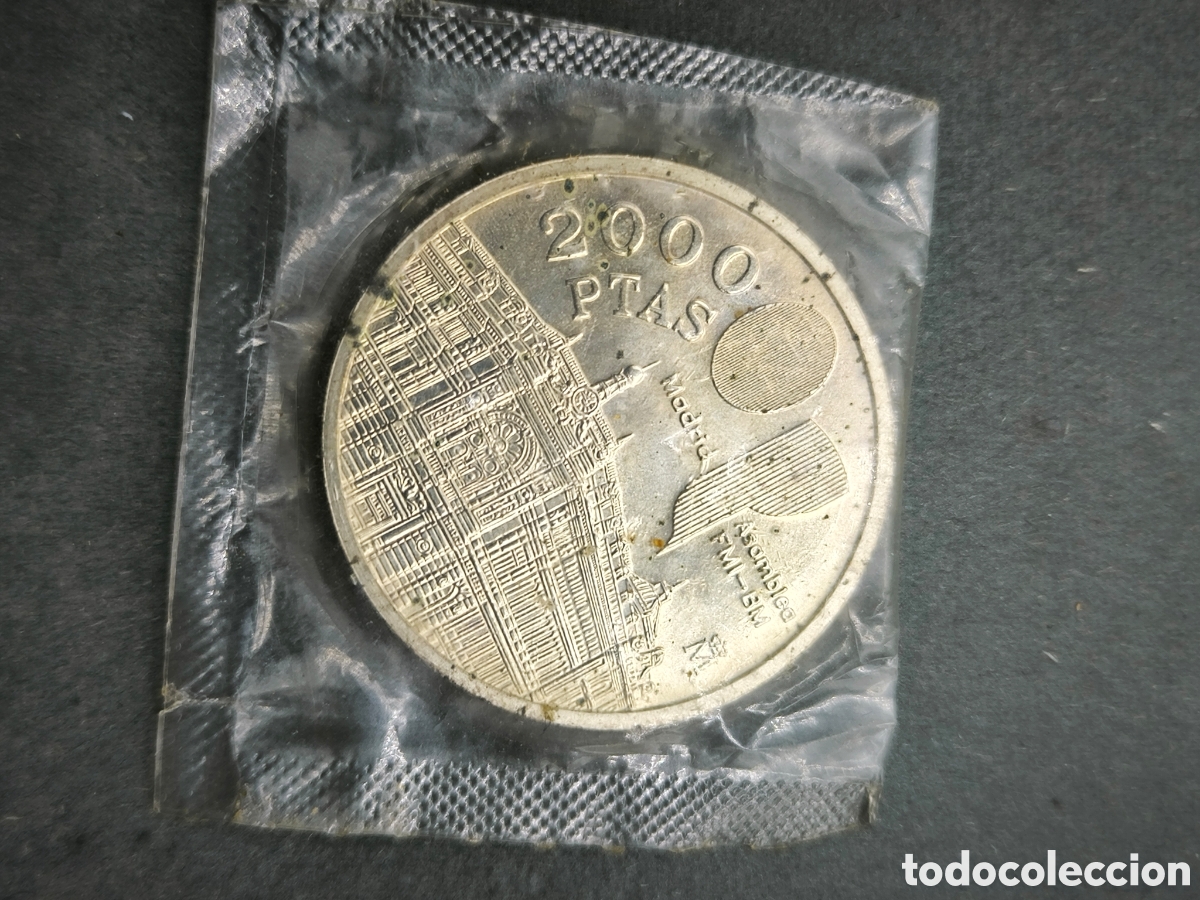 Moedas Juan Carlos I: Moneda nueva FMI-8M. 2000 pesetas