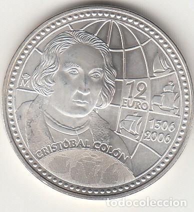 Moedas Juan Carlos I: ESPA&Ntilde;A: 12 EUROS 2006 / PLATA