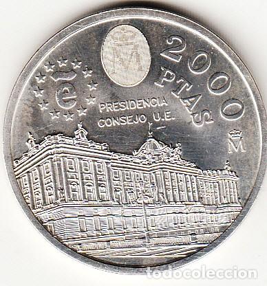 Monete Juan Carlos I: ESPA&Ntilde;A: 2000 PESETAS 1995 / PLATA