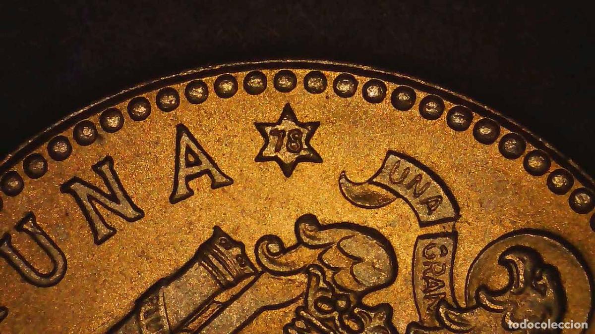 Monete Juan Carlos I: Lote 3 monedas &bull; 1 Peseta 1975(78) &bull; Espa&ntilde;a + Variantes Chile y Gran Breta&ntilde;a &bull; SC &bull; Lote 1846