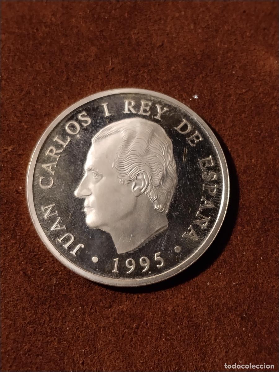 Monedas Juan Carlos I: 1000 Pesetas 1995 Plata 0.925 &ndash; Juegos Ol&iacute;mpicos 1996 &ndash; Juan Carlos I &ndash; FNMT
