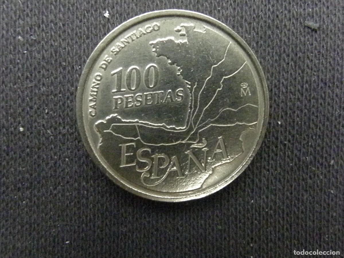Monedas Juan Carlos I: Espa&ntilde;a &ndash; 100 Pesetas 1993, Camino de Santiago, Aluminio-Bronce