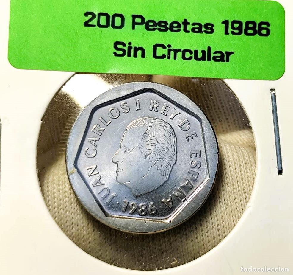 Moedas Juan Carlos I: Moneda de 200 Pesetas. Reino de Espa&ntilde;a. A&ntilde;o: 1986. Reinado: Juan Carlos I. Lote 2216