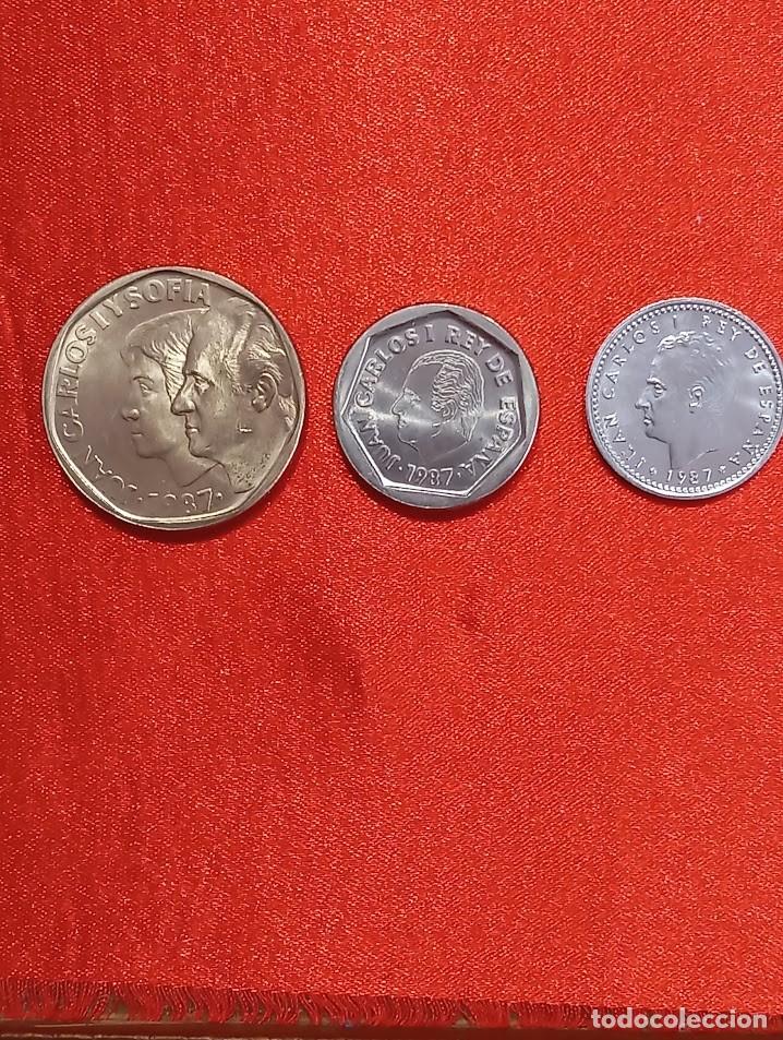Monedas Juan Carlos I: (MONEDAS) SERIE DE JUAN CARLOS I. A&Ntilde;O: 1987 .(SC)