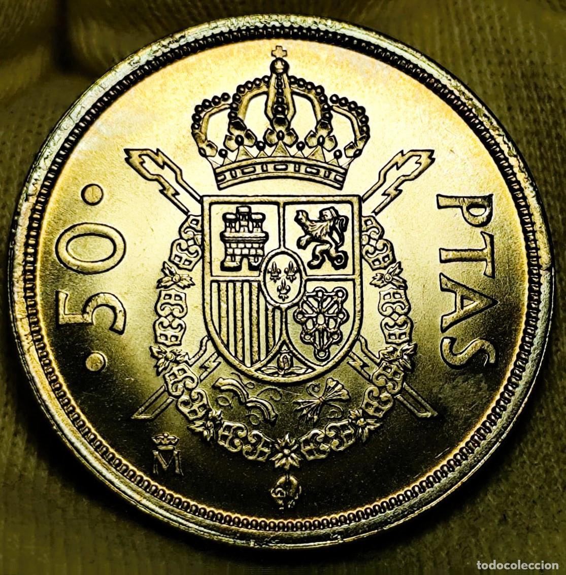 Monedas Juan Carlos I: Espa&ntilde;a &ndash; 50 Pesetas 1982 &bull; Juan Carlos I &bull; Sin Circular &bull; Brillo Original Lote 2238