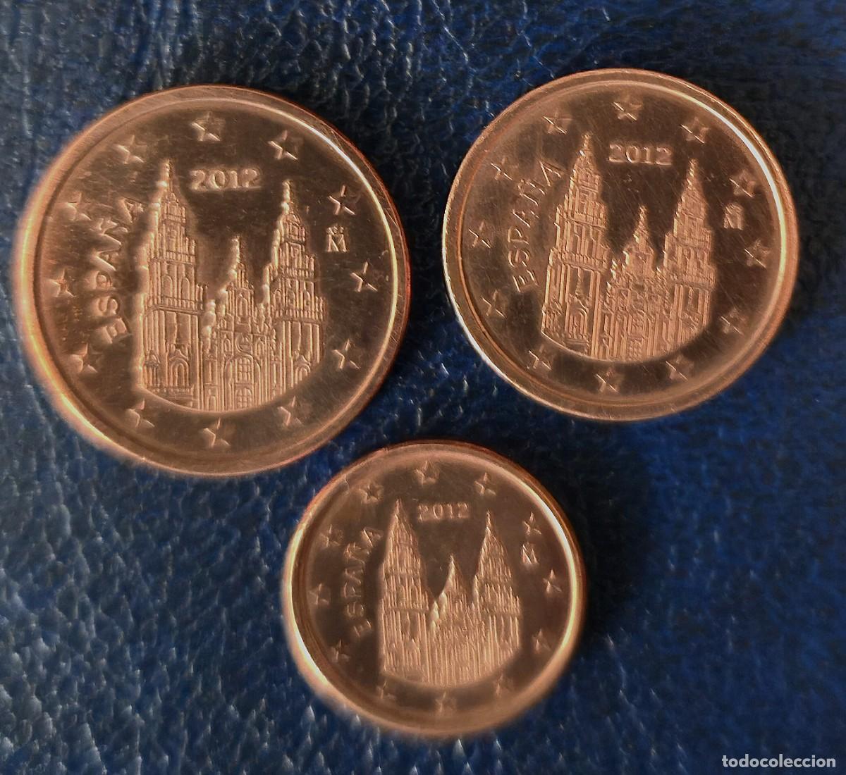 Monedas Juan Carlos I: MONEDAS ESPA&Ntilde;A 2012 - 1, 2 y 5 CTS