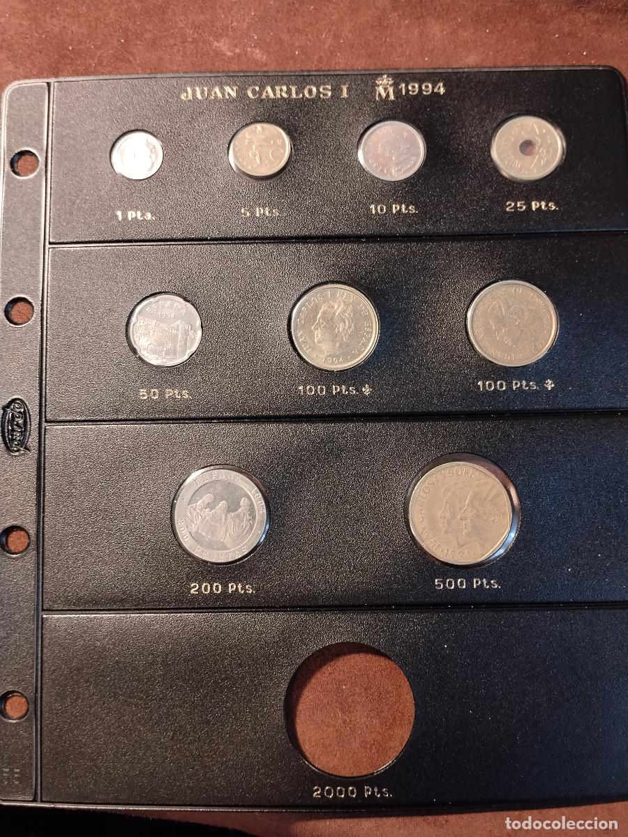 Monedas Juan Carlos I: Set Pesetas 1994 Juan Carlos I &ndash; Colecci&oacute;n oficial &ndash; Excelente conservaci&oacute;n &ndash; Cart&oacute;n expositivo