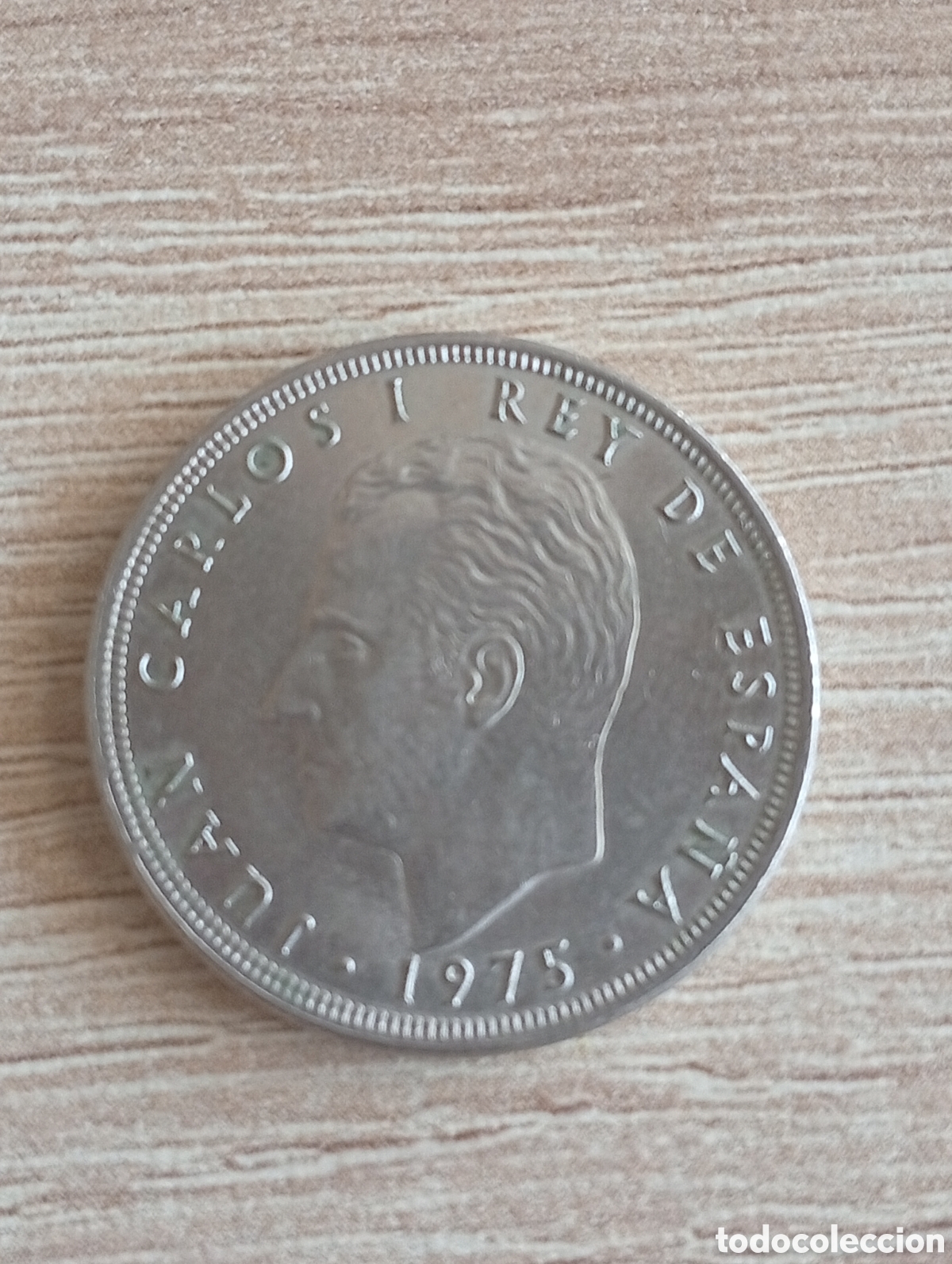 Monedas Juan Carlos I: 1975 moneda espa&ntilde;ola 25 pesetas