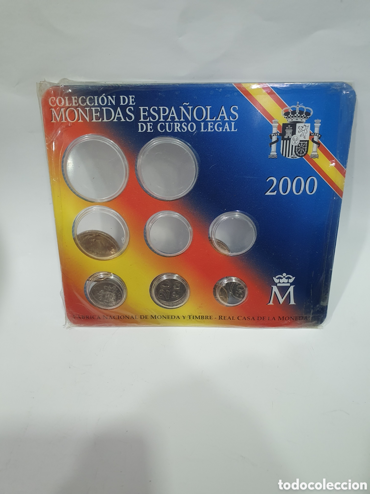 Monedas Juan Carlos I: Monedas espa&ntilde;olas pesetas Curso Legal a&ntilde;o 2000. (L66)