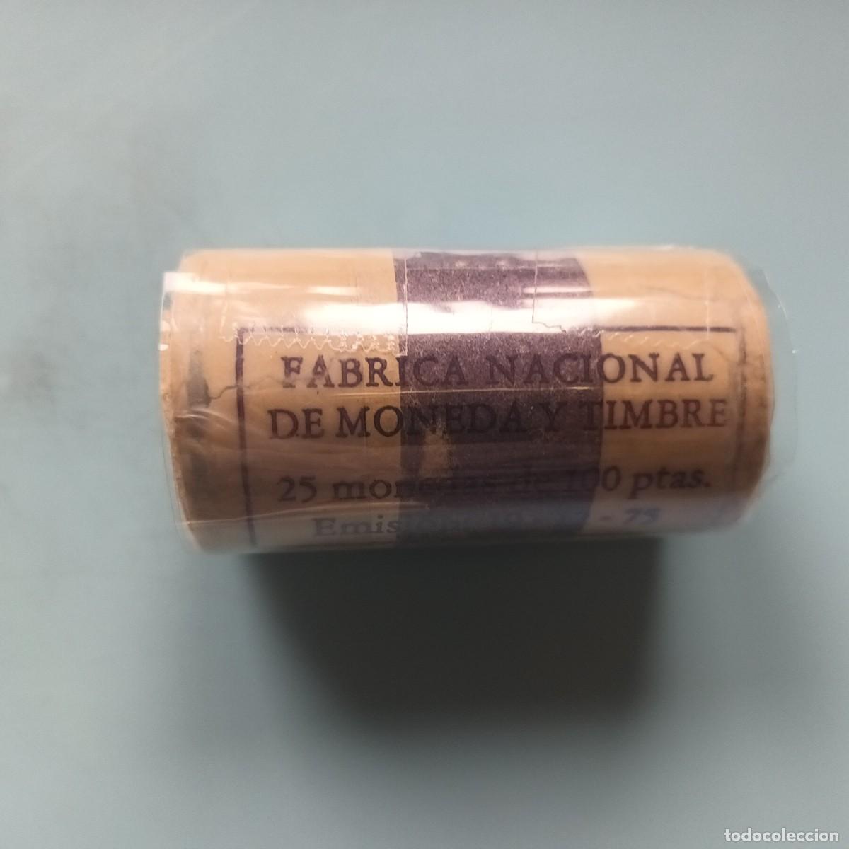 Monedas Juan Carlos I: Cartucho monedas F,N,M,T, de 100 pts 1980*80 Lote MC _ 8