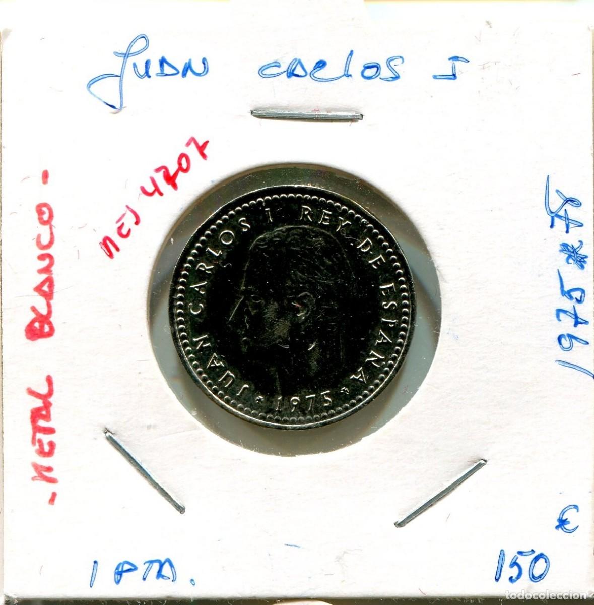 Monedas Juan Carlos I: 5 PESETAS JUAN CARLOS I A&Ntilde;O 1975 *78 ( METAL BLANCO ) ( MES4707 )
