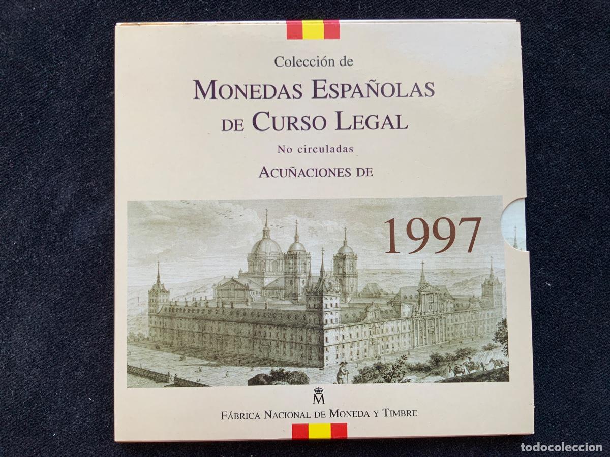 Monedas Juan Carlos I: Cartera set blister monedas espa&ntilde;a 1997, fabrica nacional moneda y timbre.