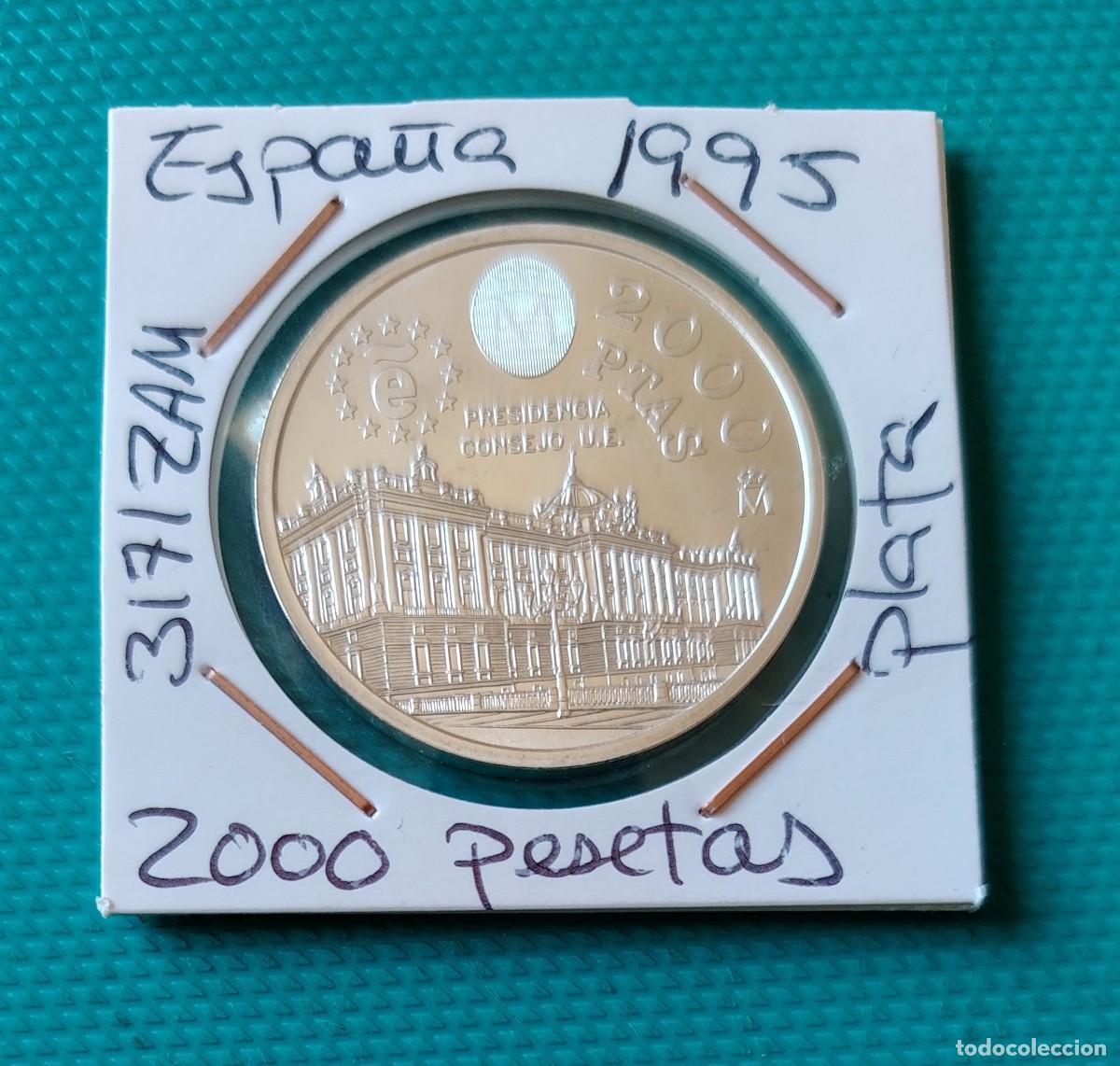 Monedas Juan Carlos I: MONEDA DE ESPA&Ntilde;A - 2000 PESETAS DE PLATA - A&Ntilde;O 1995 - EBC++ - 3171ZAM