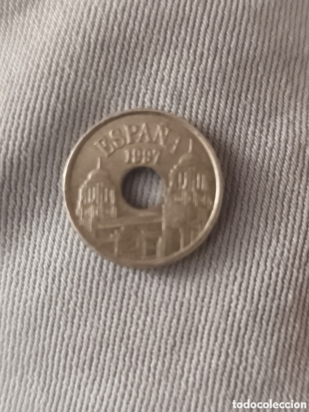 Monedas Juan Carlos I: Moneda de 25pts melilla 1497-1997