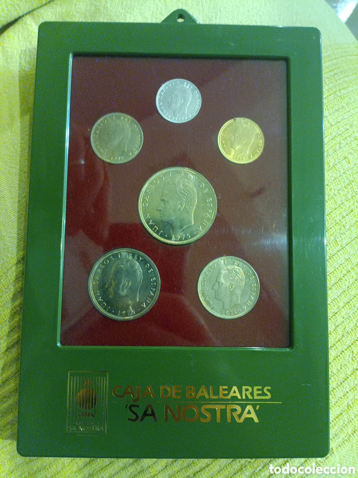 Monedas Juan Carlos I: Lote de monedas de pesetas Sa Nostra