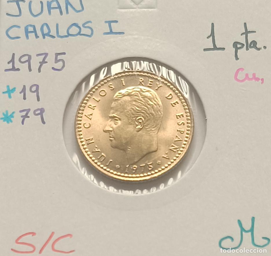 Monedas Juan Carlos I: 1 peseta Juan Calor 1978 estrella 79, sin circular, S/C encartonada