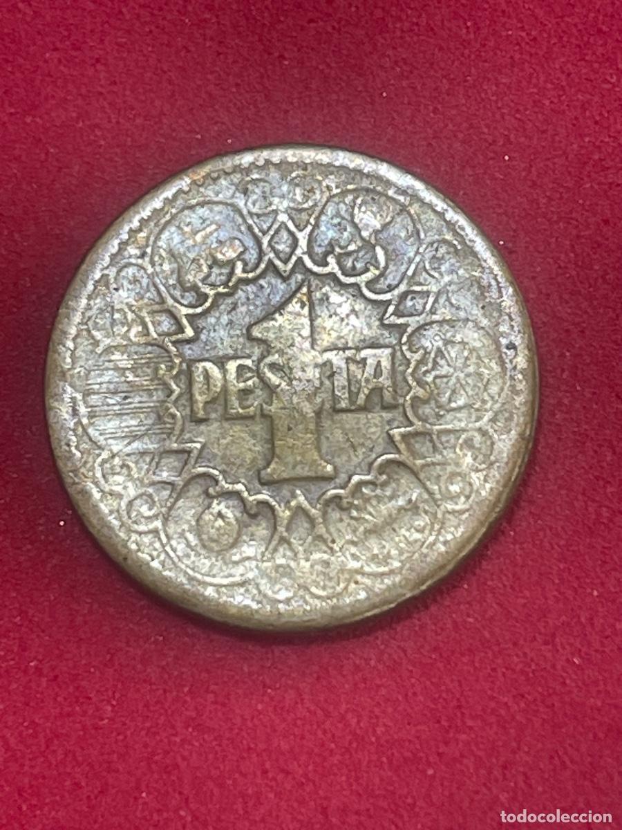 Monedas Juan Carlos I: FALSA DE &Eacute;POCA. 1 peseta a&ntilde;o 1944