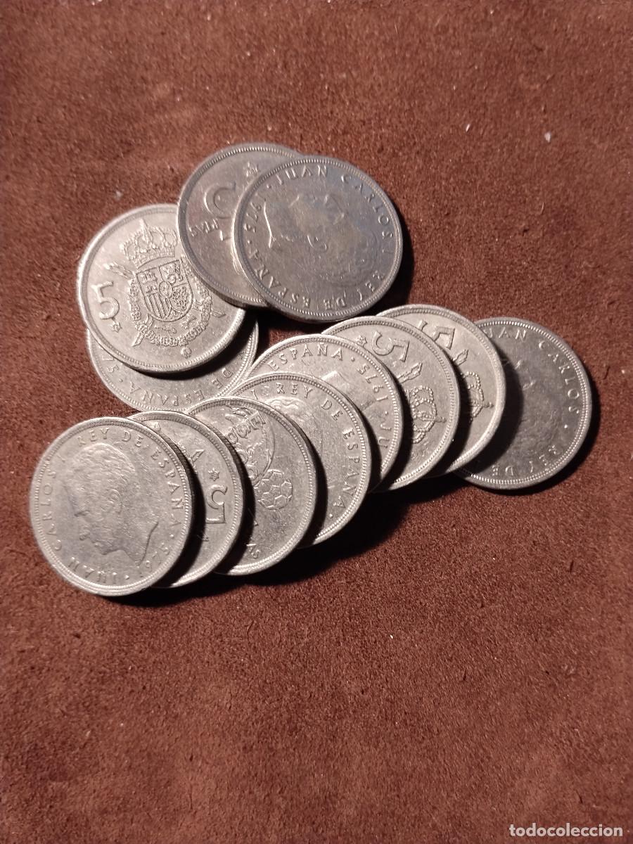 Monedas Juan Carlos I: Lote 12 monedas de 5 pesetas &ndash; Juan Carlos I