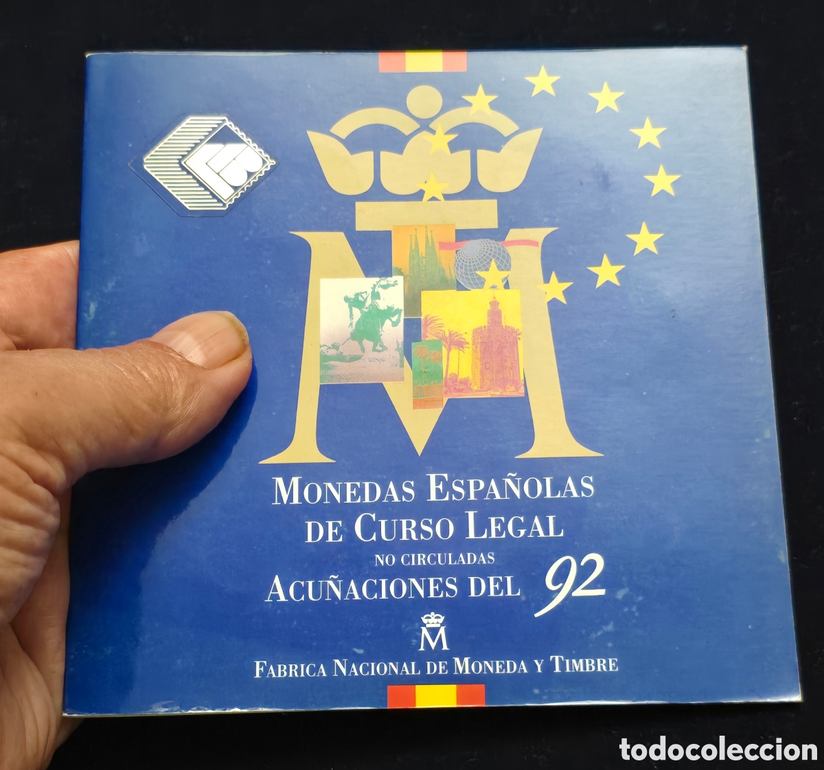 Monedas Juan Carlos I: Cartera oficial Monedas Espa&ntilde;a 1992 FNMT