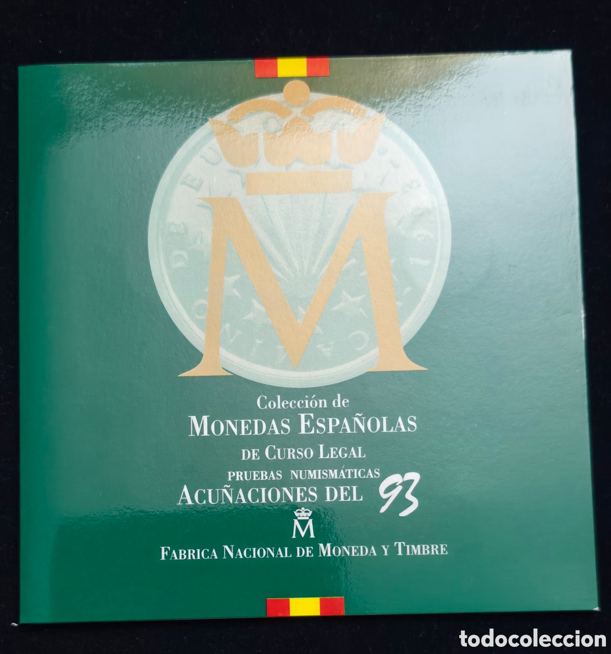 Monedas Juan Carlos I: Cartera oficial de la FNMT Espa&ntilde;a 1993 SC.