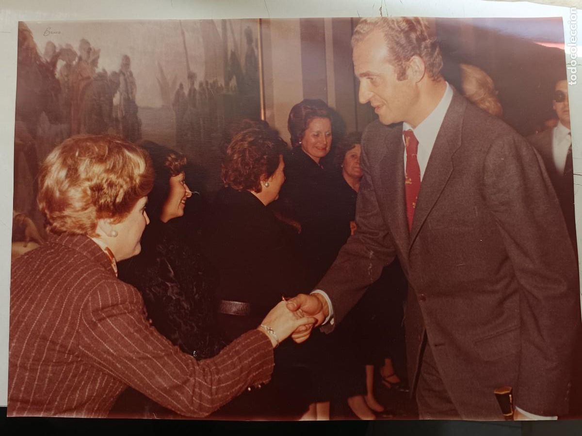 Monedas Juan Carlos I: FOTOGRAFIA VISITA A CASTELLON REY JUAN CARLOS 29X40