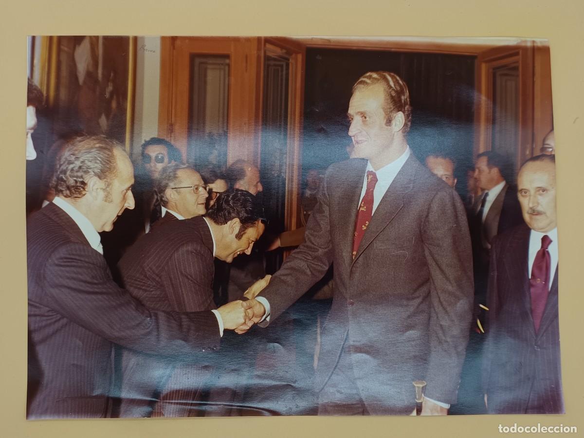 Monedas Juan Carlos I: FOTOGRAFIA VISITA A CASTELLON REY JUAN CARLOS 29X40