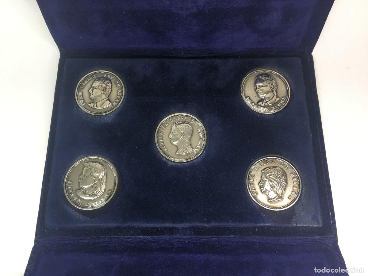 Monedas Juan Carlos I: ESTUCHE DE MONEDAS FAMILIA REAL JUAN CARLOS I