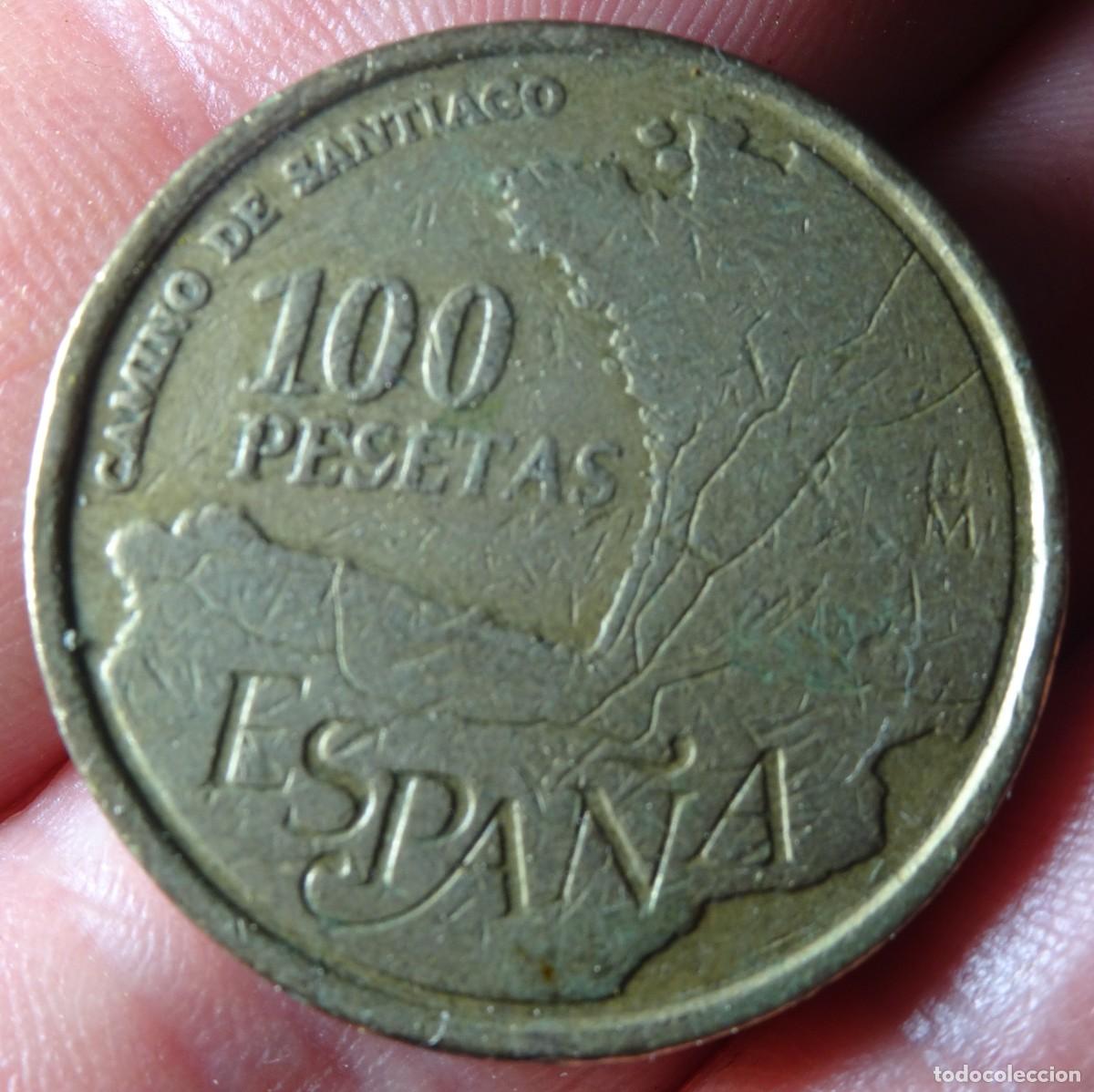 Monnaies Juan Carlos I: ANTIGUA MONEDA DE 100 PESETAS, 1993 CAMINO DE SANTIAGO, VER FOTOS