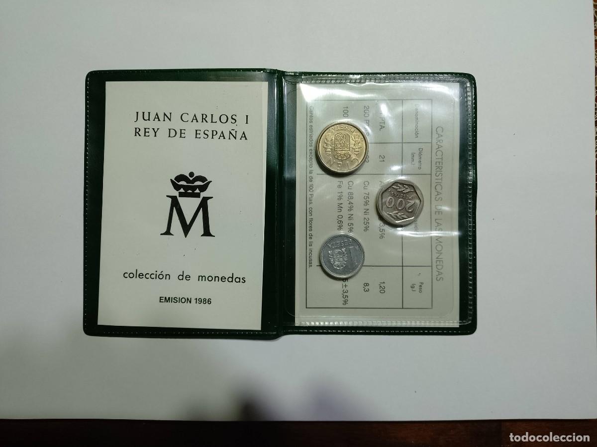 Monedas Juan Carlos I: Cartera monedas a&ntilde;o 1986*86
