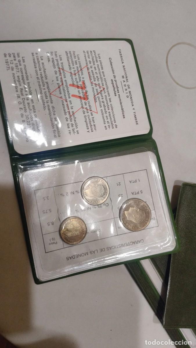 Monedas Juan Carlos I: Estuche Complet &eacute;preuve numismatique 1977 de la fabrica nacional de monedas y timbre de Madrid