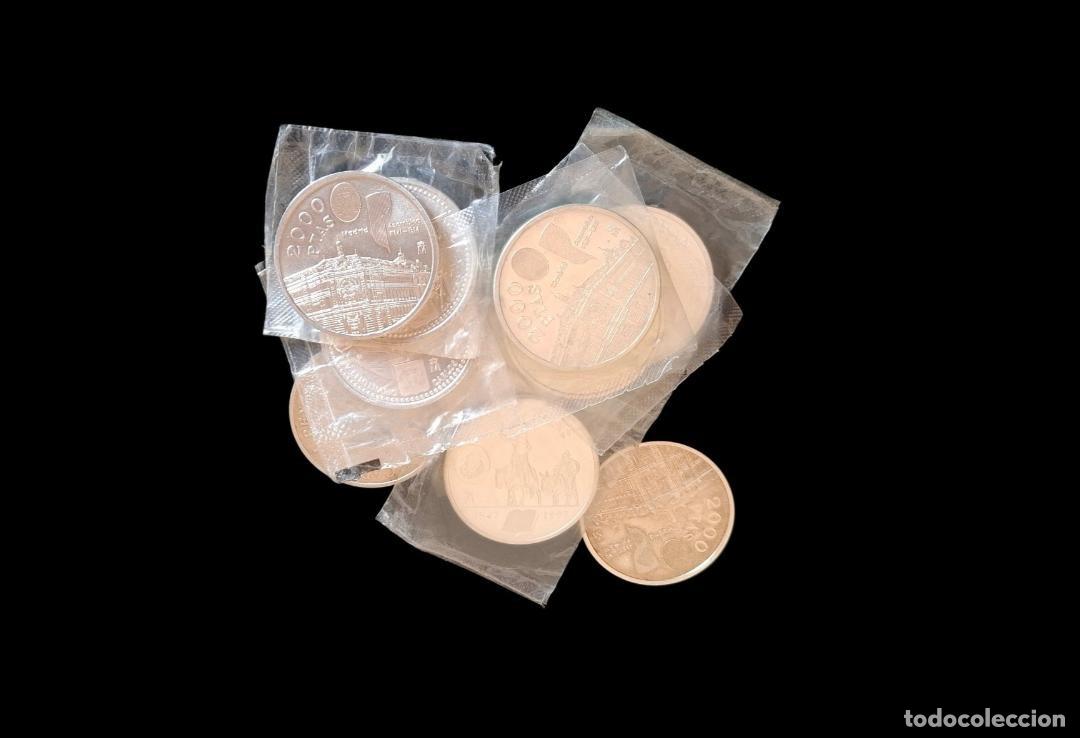 Monedas Juan Carlos I: (MO-260510)LOTE DE 10 MONEDAS DE PLATA DE 2000 PESETAS JUAN CARLOS I