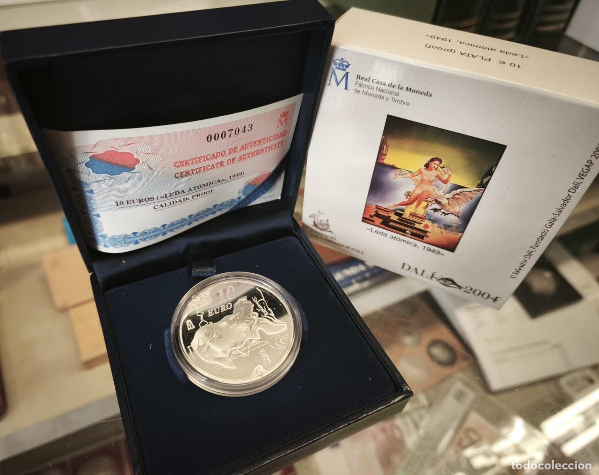Monedas Juan Carlos I: Espa&ntilde;a estuche 10 Euros El gran masturbador 2004 Km 1055 Plata Proof