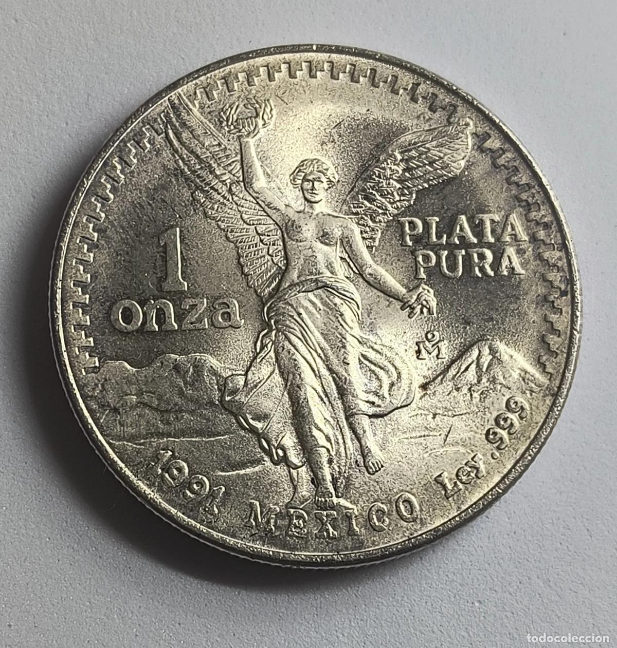 Monnaies Juan Carlos I: Libertad 1991 M&eacute;xico 1 oz