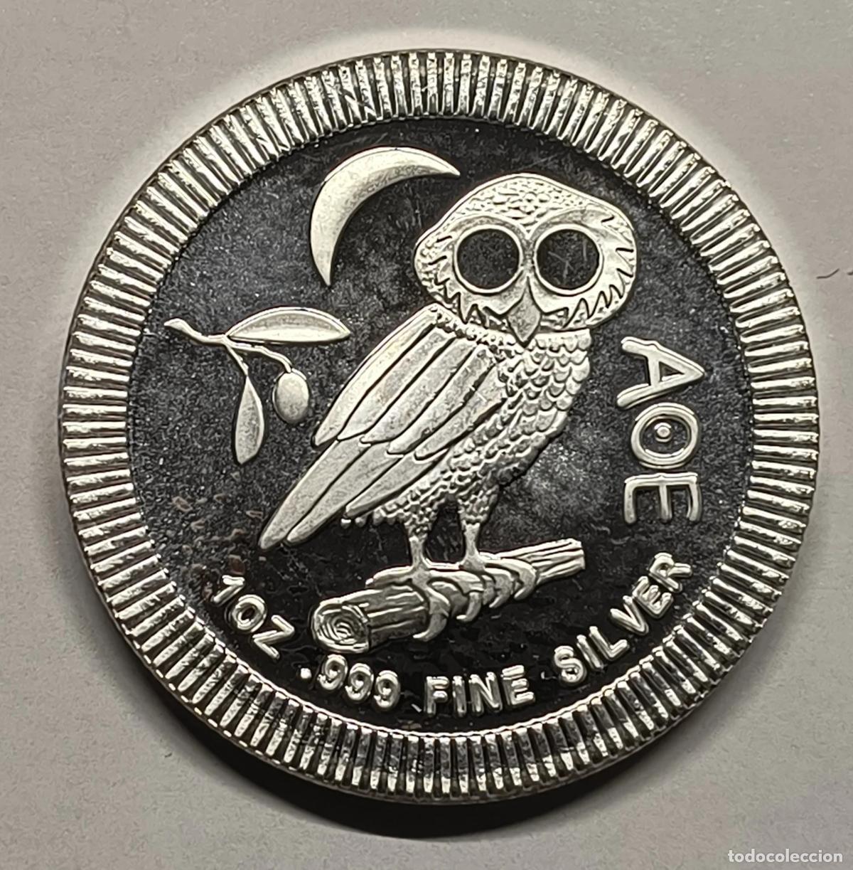 Monnaies Juan Carlos I: 1 oz - AOE (B&uacute;ho de Atenea)