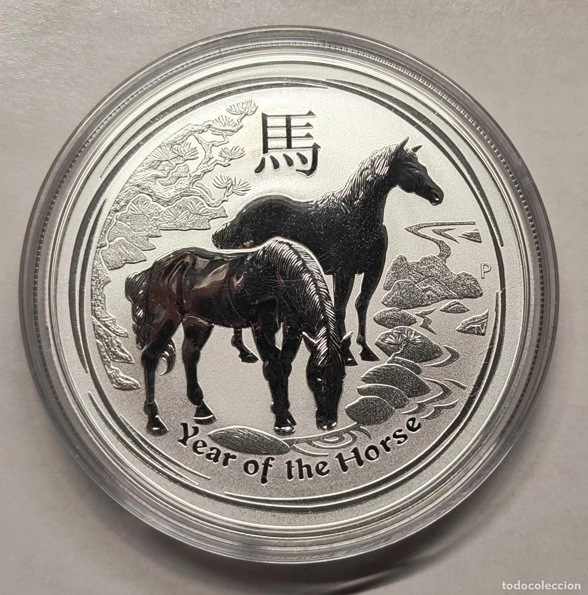 Monnaies Juan Carlos I: 1 oz A&ntilde;o del Caballo 2014