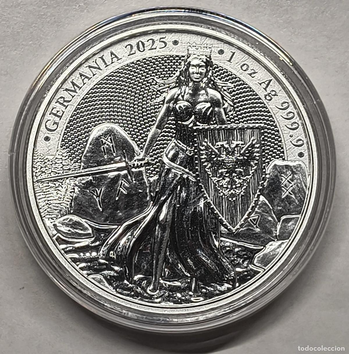 Monnaies Juan Carlos I: 1 Oz Plata Germania 2025 - Lady Germania