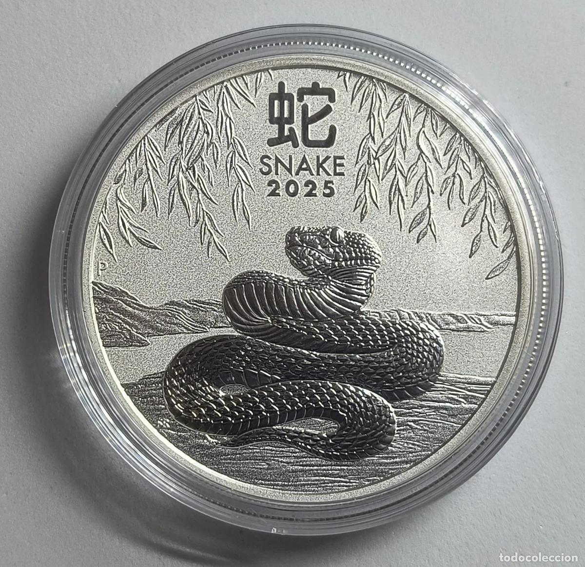 Monnaies Juan Carlos I: 1 oz A&ntilde;o de la Serpiente 2025