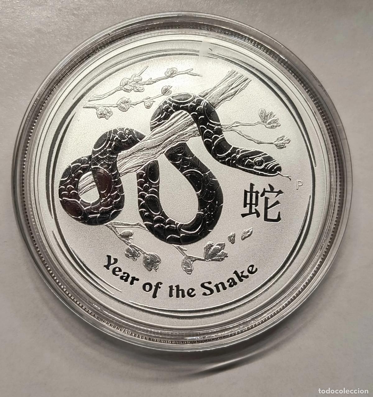 Moedas Juan Carlos I: 1 oz A&ntilde;o de la Serpiente 2013