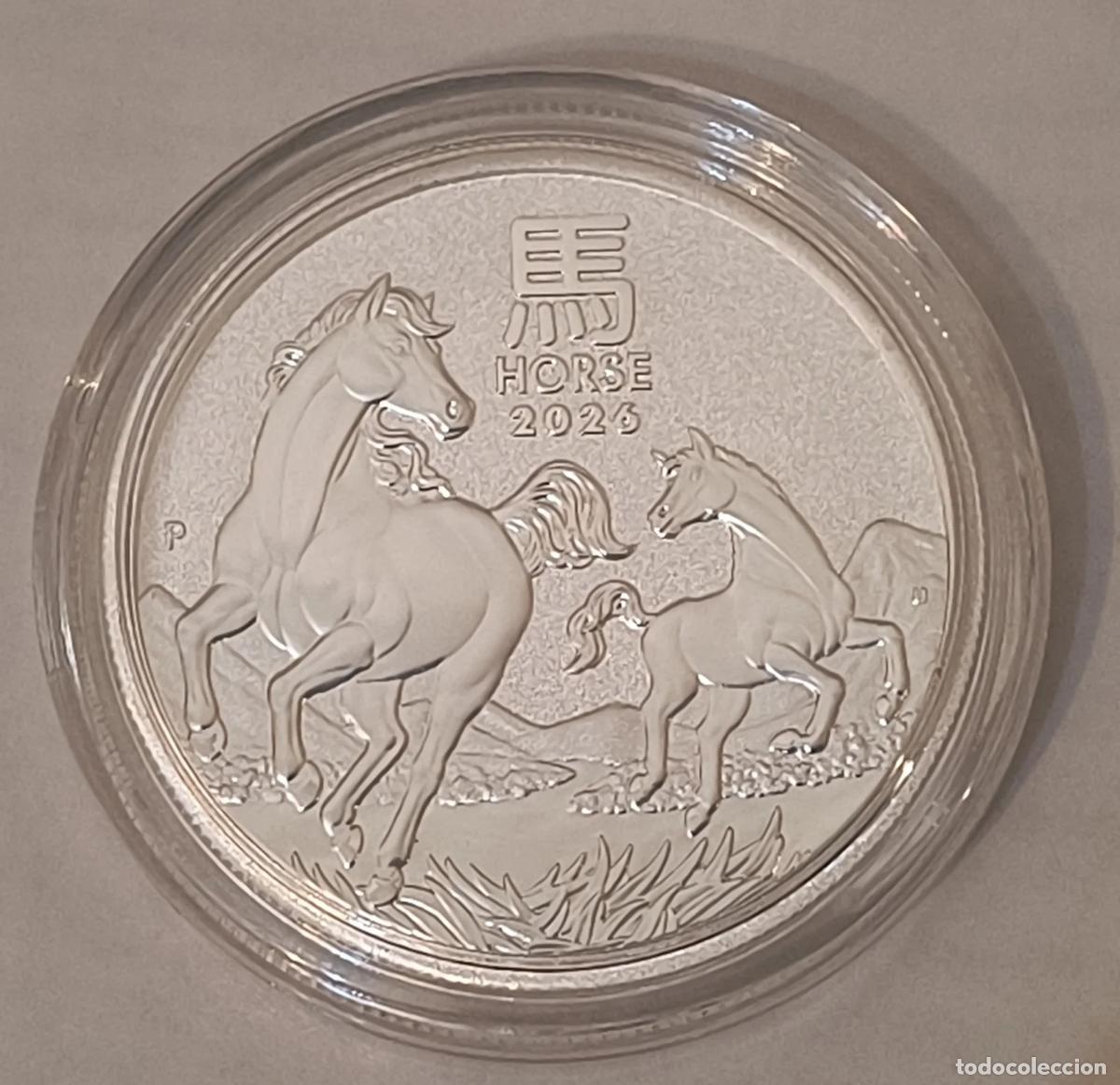 Moedas Juan Carlos I: 1/2 oz Caballo 2026 Lunar 3 (Australia)