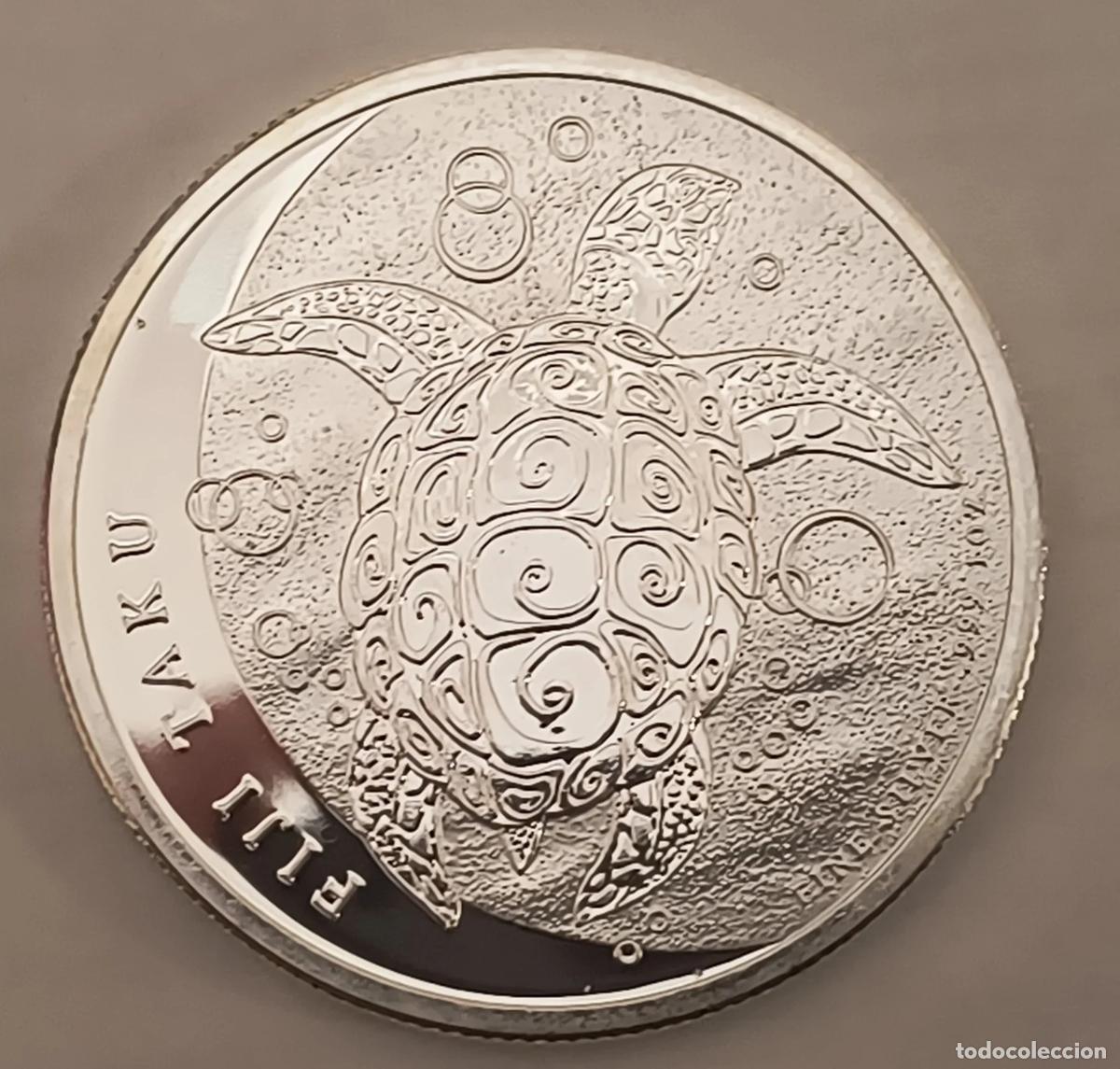 Moedas Juan Carlos I: 1 oz TORTUGA CAREY 2012 $2 (Niue)