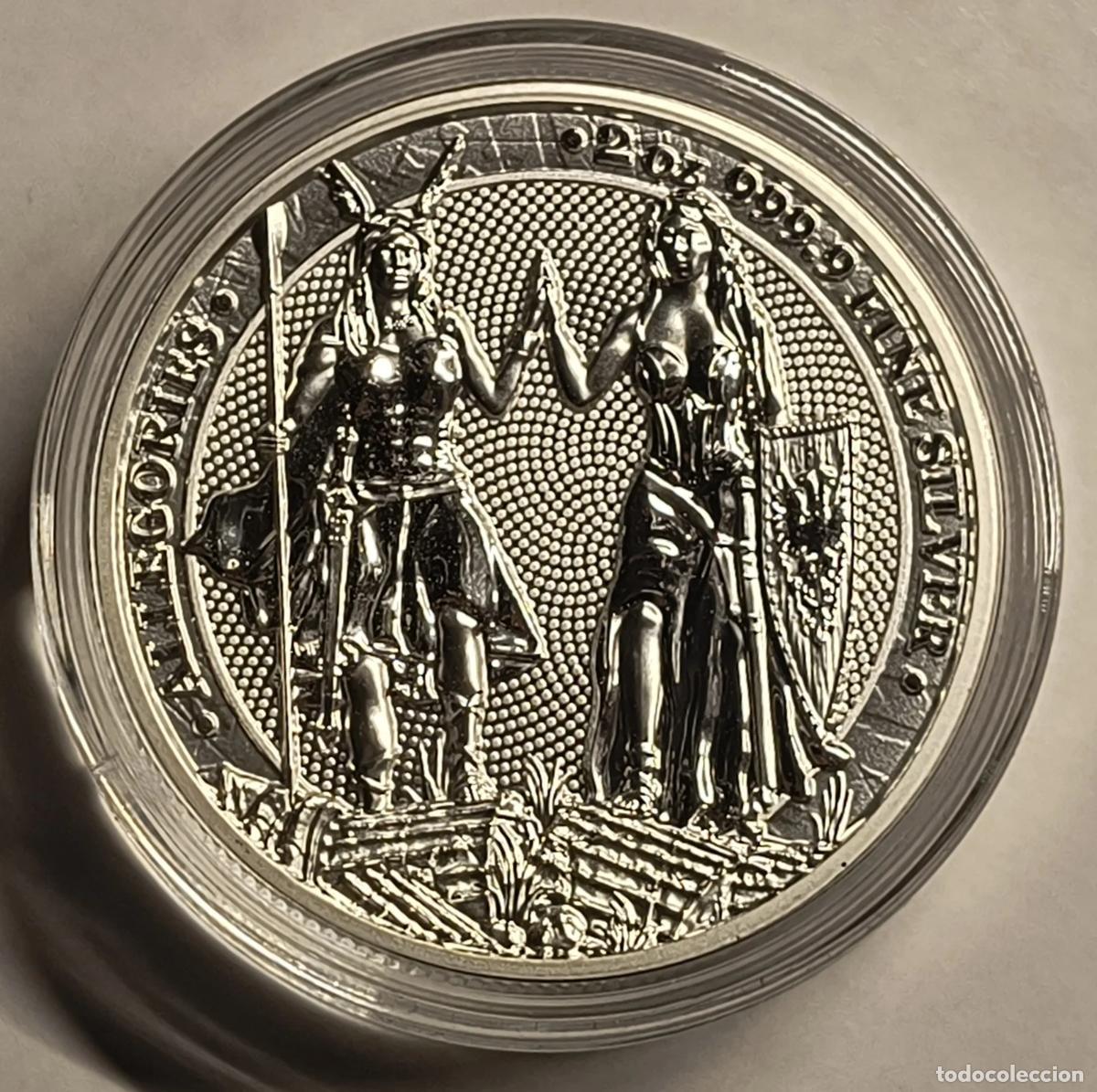 Moedas Juan Carlos I: 2 Oz Plata Germania 2023 - Allegories: Germania & Galia