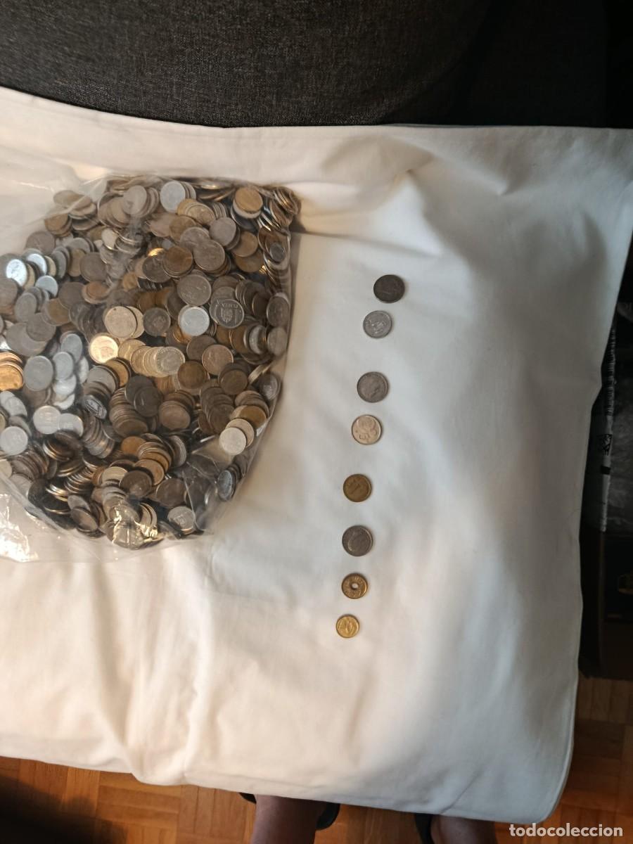 Moedas Juan Carlos I: Lote de monedas espa&ntilde;olas pesetas ( 6 Kg )
