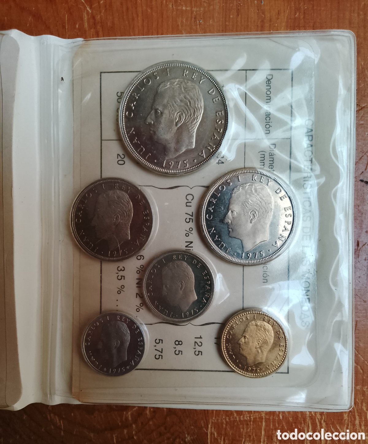 Monedas Juan Carlos I: Pruebas numism&aacute;ticas FNMT *76 - Foto 2