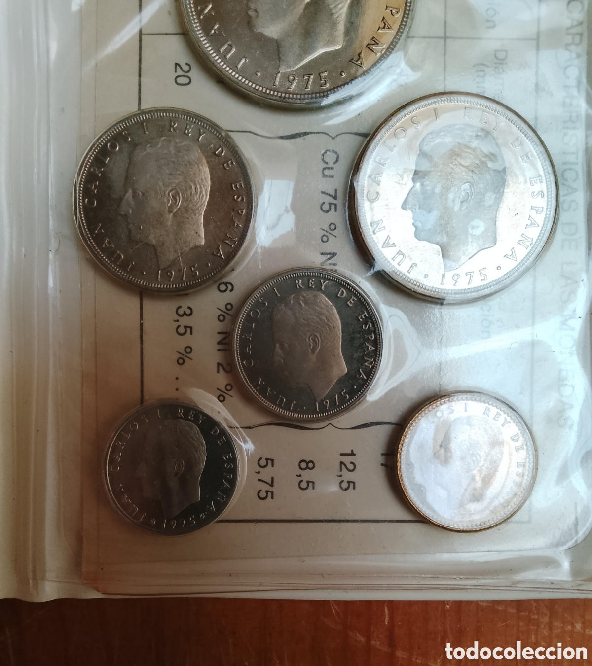 Monedas Juan Carlos I: Pruebas numism&aacute;ticas FNMT *76 - Foto 4