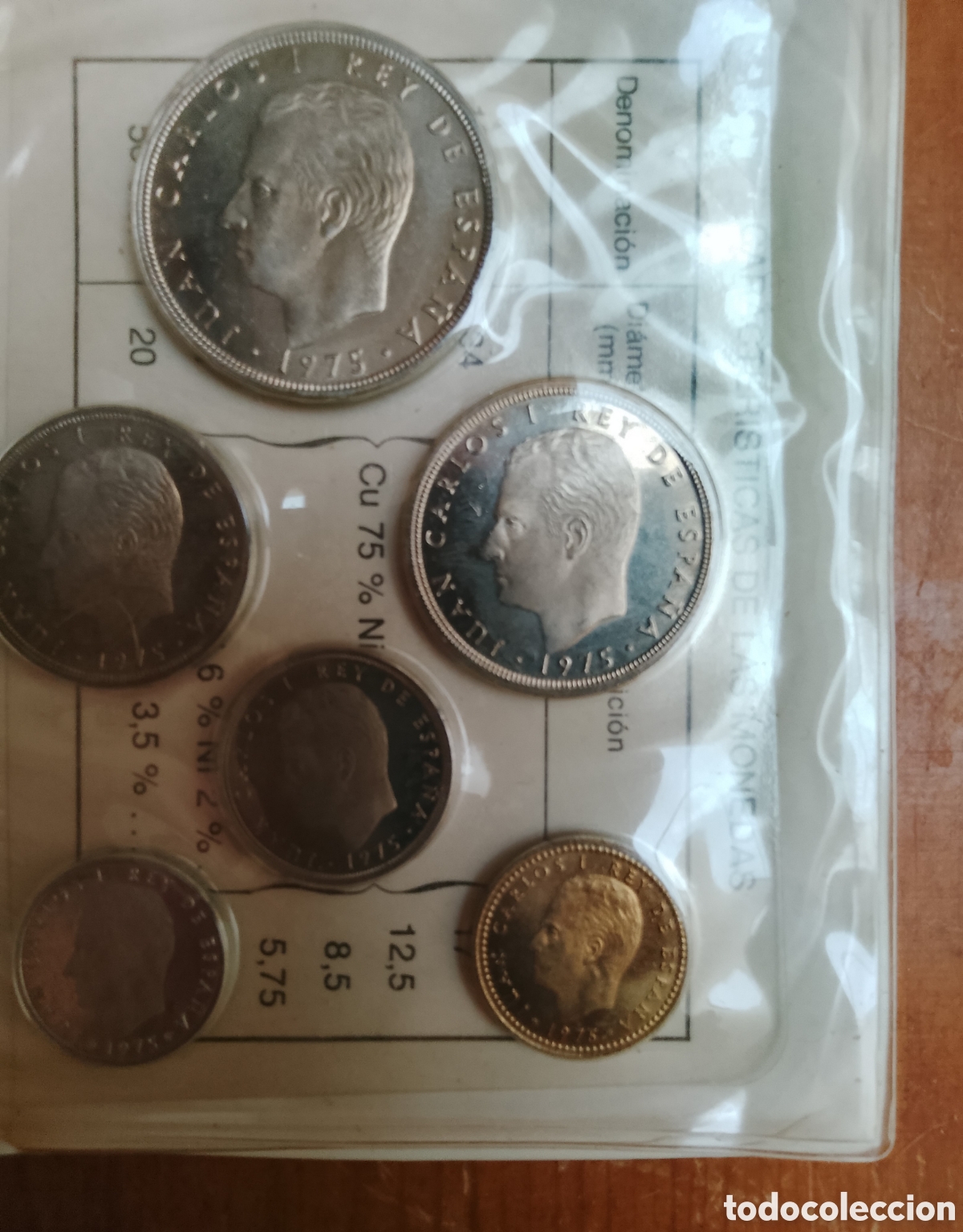 Monedas Juan Carlos I: Pruebas numism&aacute;ticas FNMT *76 - Foto 5