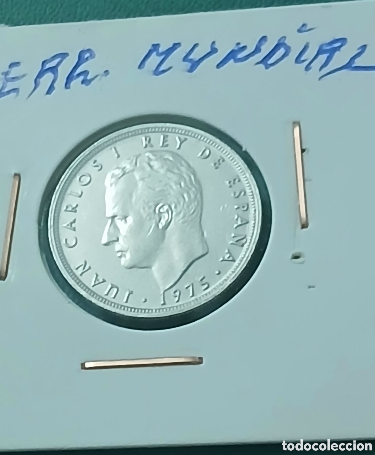 Monedas Juan Carlos I: CINCO PESETAS 1975*80 ERROR DEL MUNDIAL