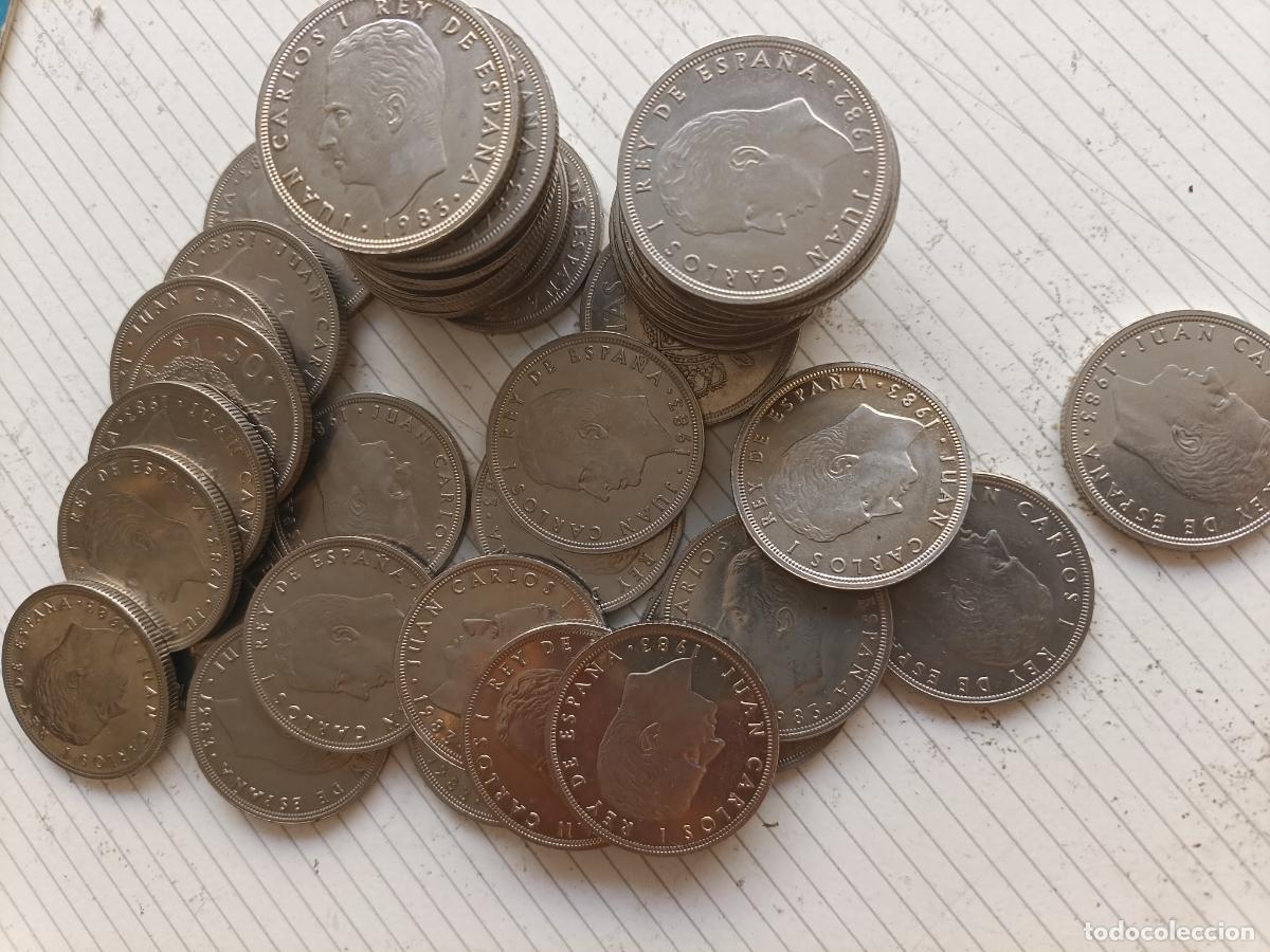 Monedas Juan Carlos I: LOTE DE 48 MONEDAS DE 50 PESETAS 1983 SC