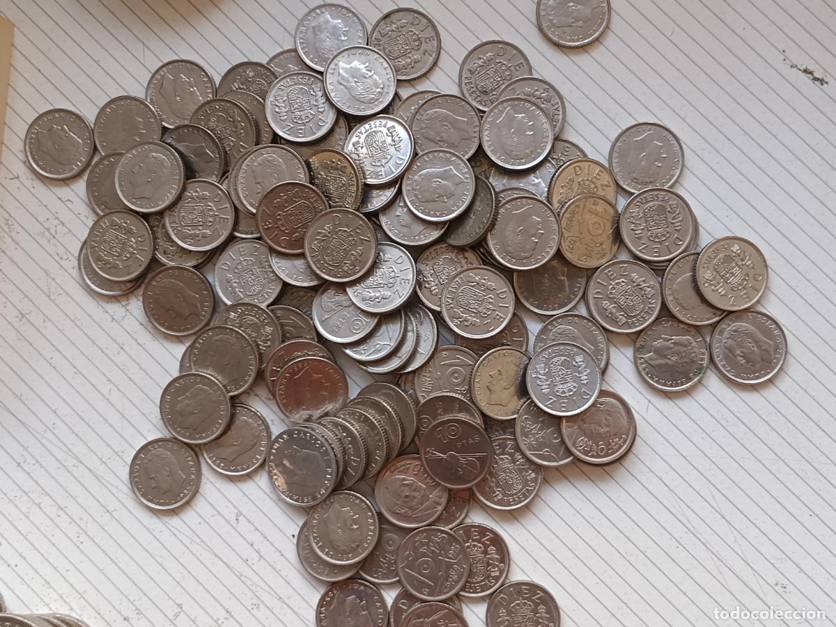 Monedas Juan Carlos I: 45 MONEDAS DE 10 PESETAS